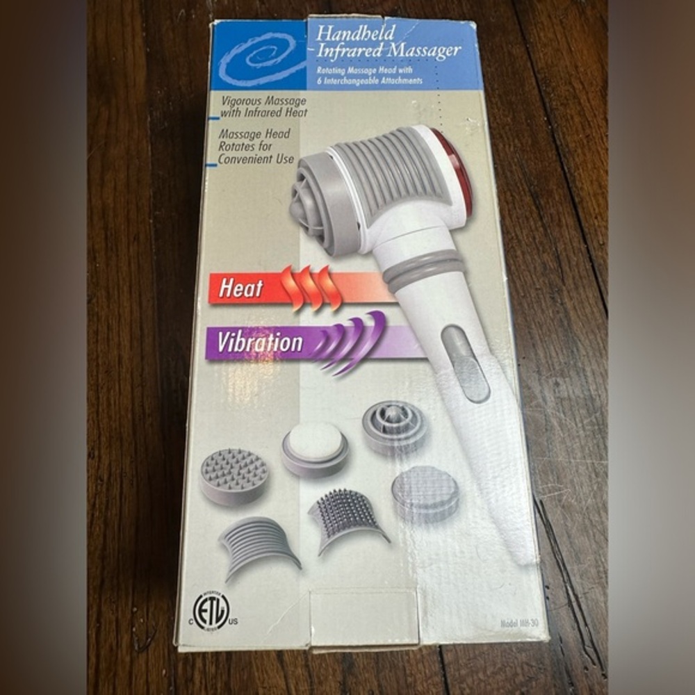 Infrared Heat‎ Handheld Massager - works